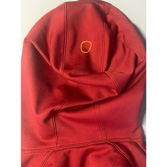 USC Trojans Hoodie Mens XL Red NCAA Football Short Sleeve Nike Therma Fit Flaw - Picture 12 of 13